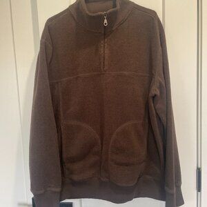 Roots Fleecy 1/4 Zip Sweater